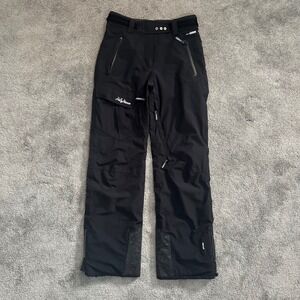 Helly Hansen Snow Pants Womens Small Black Helly Tech XP RECCO Ski Snowboard